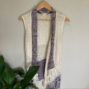 Atar’d State Sleeveless Cardigan